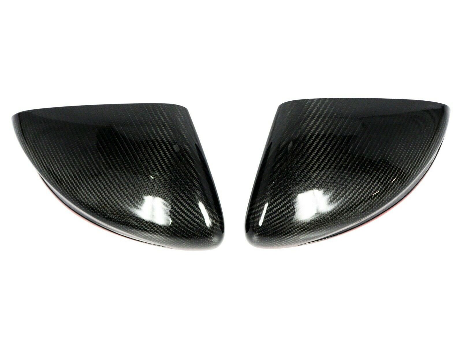 Carbon Fiber Mirror Covers With Red Stripes for Mercedes-Benz G-Class W463A